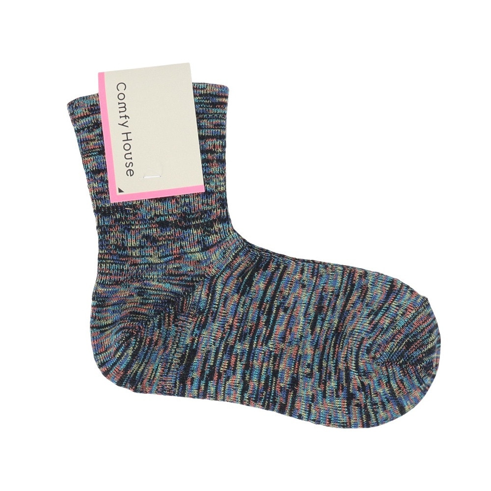 コンフィーハウス（Comfy House）（レディース）カラースラブ・ロウクルー ソックス CHM240LC1-705