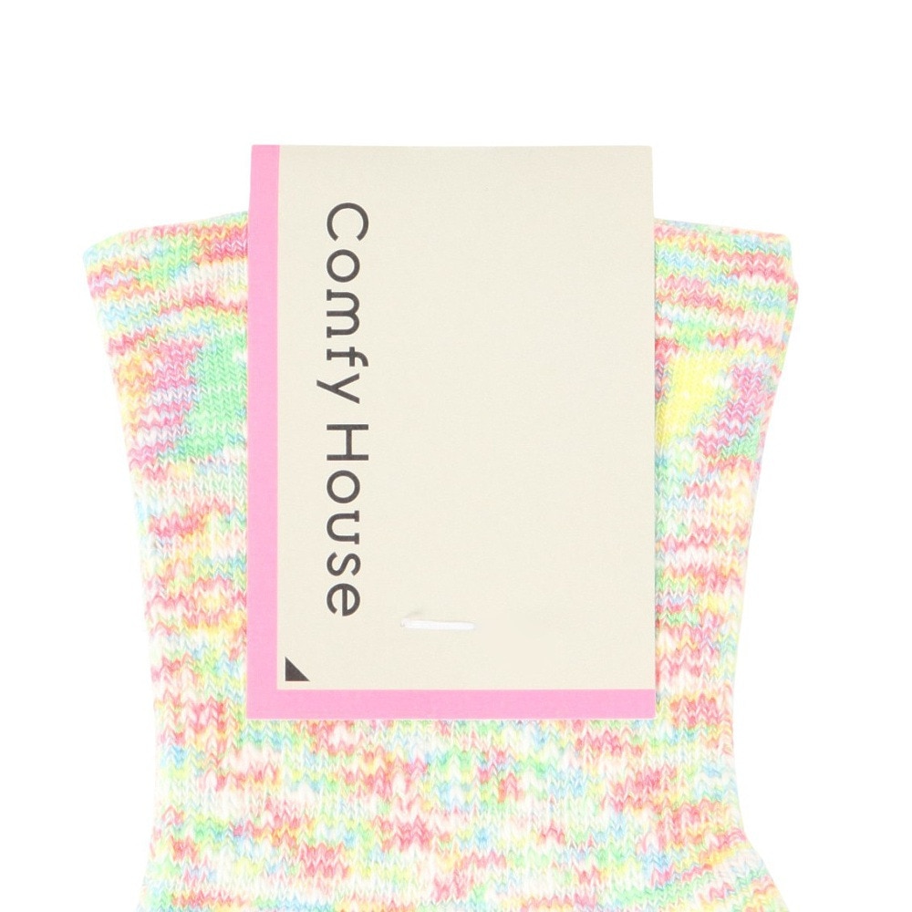 コンフィーハウス（Comfy House）（レディース）カラースラブ・ロウクルー ソックス CHM240LC1-800