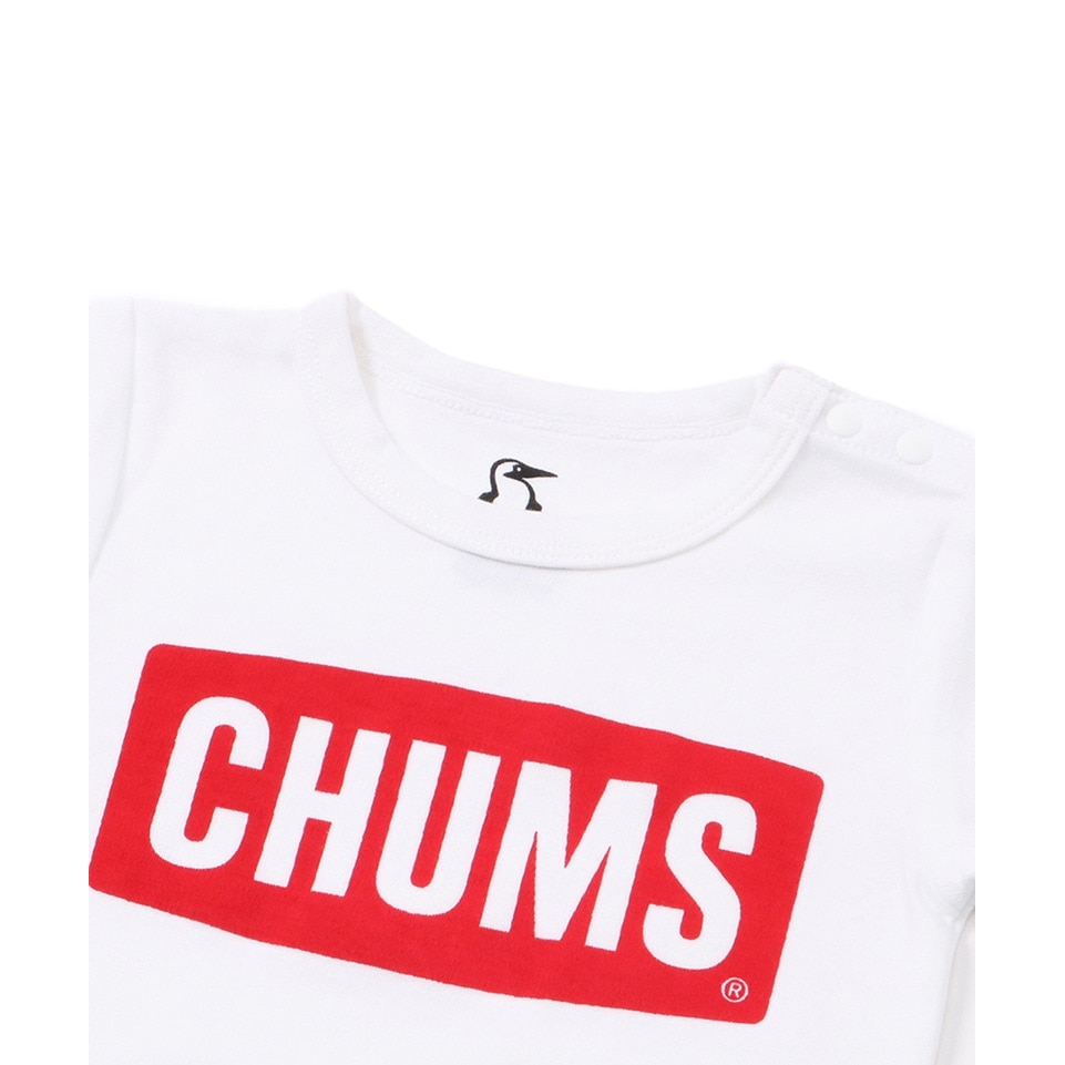 チャムス（CHUMS）（キッズ）ベビー ロゴ ロンパース CH27-1025-Z050