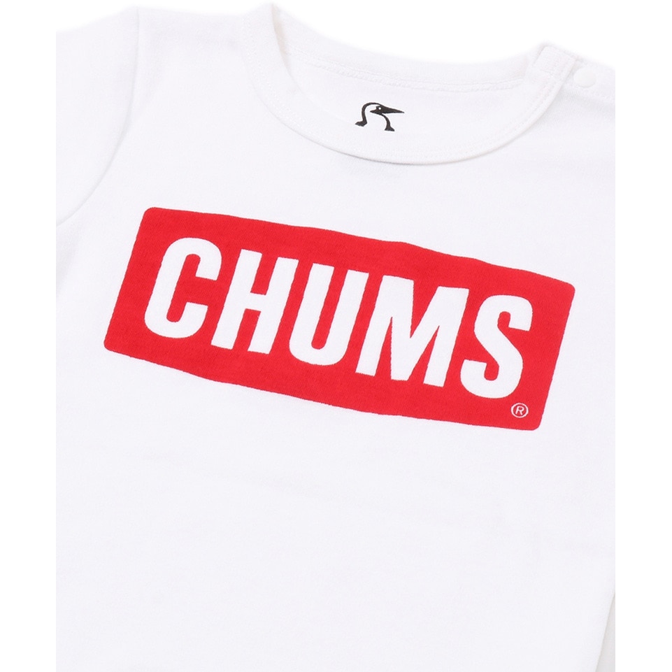 チャムス（CHUMS）（キッズ）ベビー ロゴ ロンパース CH27-1025-Z050