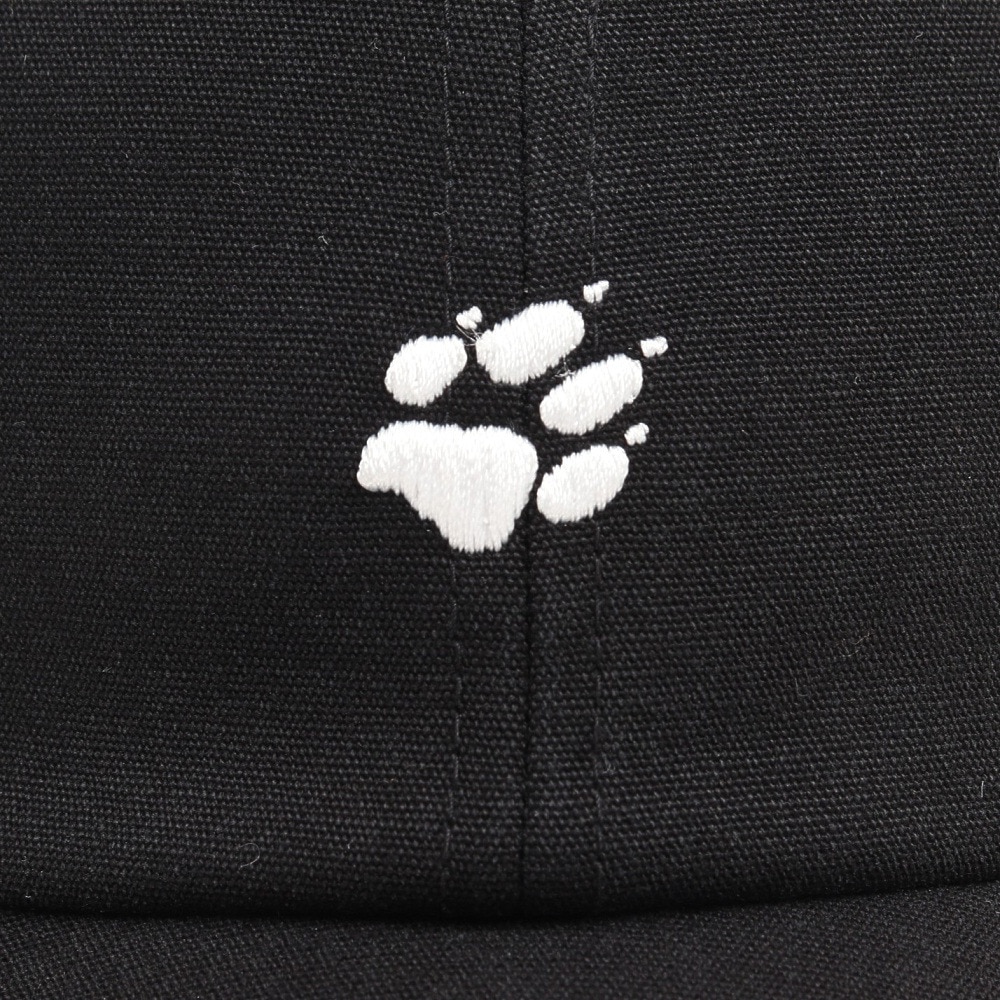 ジャックウルフスキン（JackWolfskin）（キッズ）帽子 キャップ JP PAW CANVAS 6PNL キャップ K 5028081-6000 ブラック