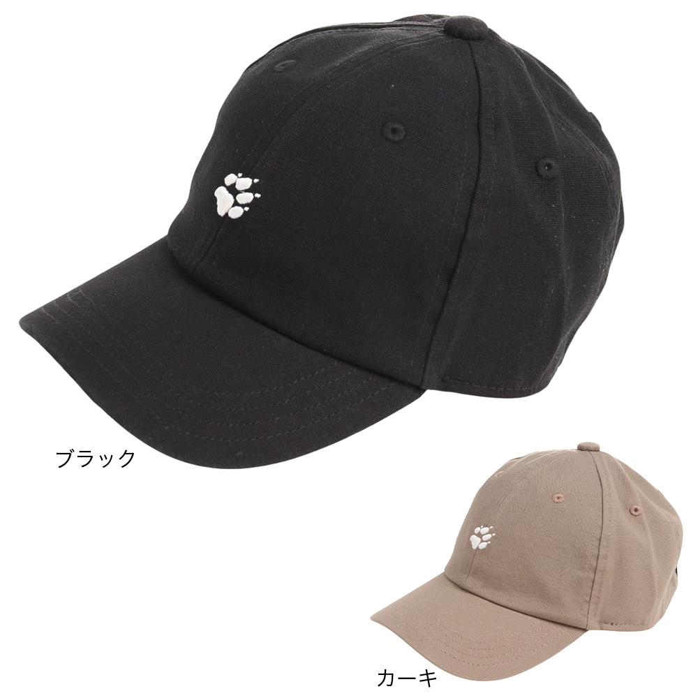 ジャックウルフスキン（JackWolfskin）（キッズ）帽子 キャップ JP PAW CANVAS 6PNL キャップ K 5028081-5110 カーキ