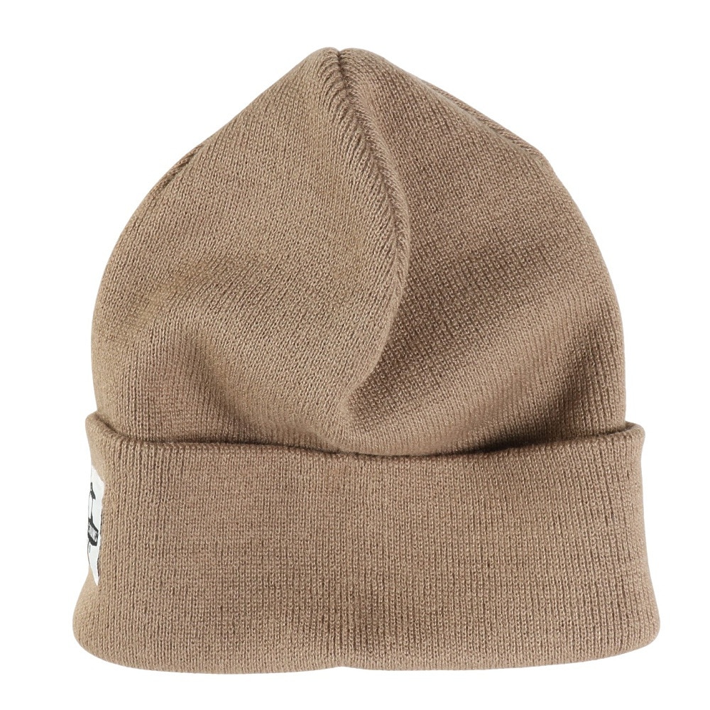 チャムス（CHUMS）（キッズ）ニット帽 キッズニットキャップ CH25-1069-B003 ベージュ オールシーズン ブービーロゴ ちくちくが少ない
