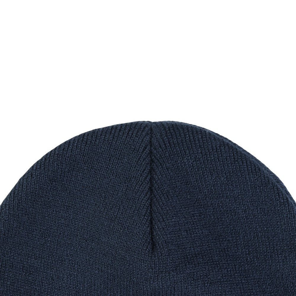 チャムス（CHUMS）（キッズ）ニット帽 キッズニットキャップ CH25-1069-N001 ネイビー オールシーズン ブービーロゴ ちくちくが少ない