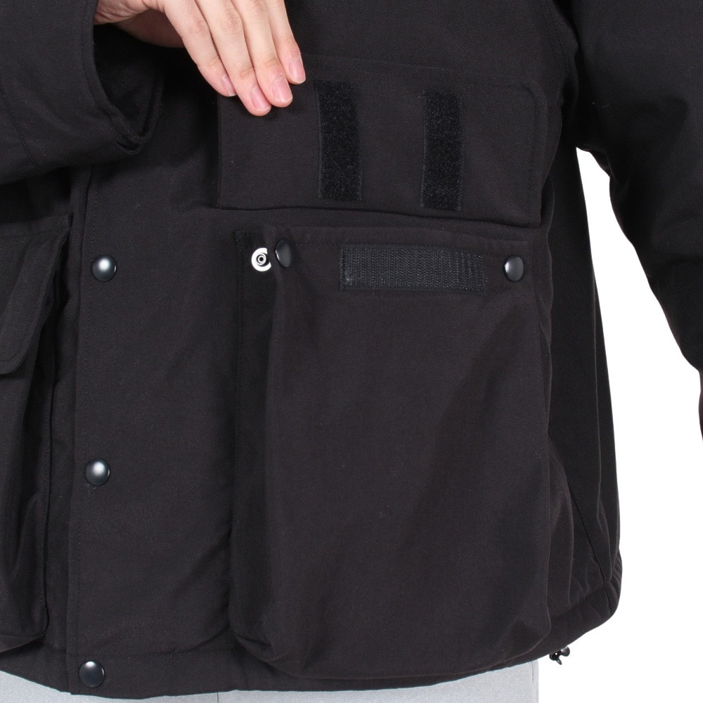 エクストララージ（XLARGE）（メンズ）ラグラン PUFFER フーデッドジャケット 101244021009-BLACK