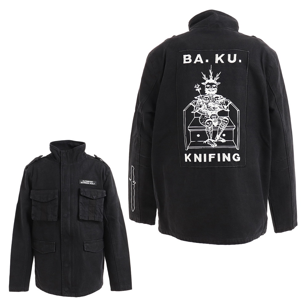 BA.KU.ジャケット AT18HJ01 BLACK オンライン価格の大画像