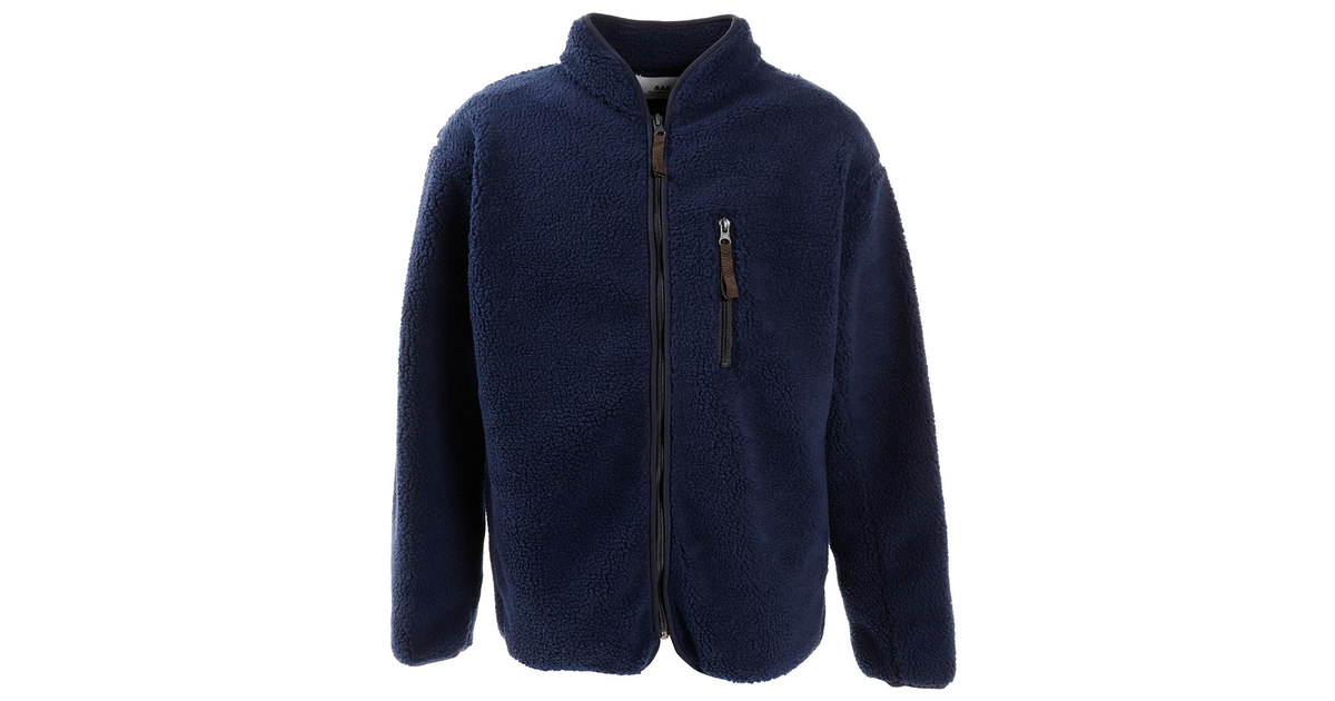 エスエーエス｜ボア フリース ボアジップジャケット 1934609 NAVY アウター もこもこ - スポーツ用品はスーパースポーツゼビオ