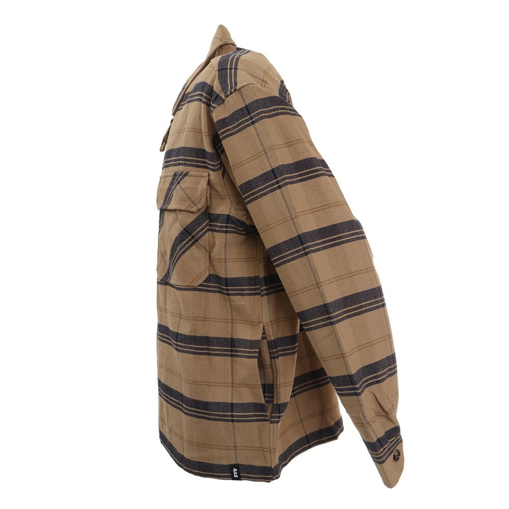 エスエーエス（S.A.S）（メンズ）ヘビーネル ジップアップジャケット SAS2125101-20:BEIGE