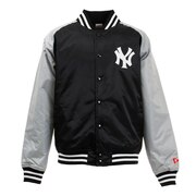 MJ・MLB（MJ・MLB）（メンズ）スタジャン ヤンキース サテンジャケット Lサイズ MM23-NY-1F07-GY-LG