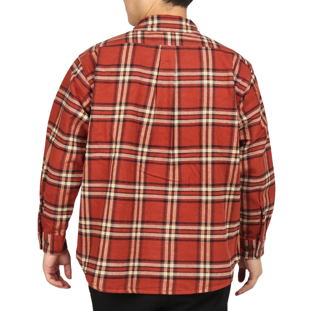 エスエーエス（S.A.S）（メンズ）ヘビーネルCPO シャツジャケット SAS2215914-35:RED