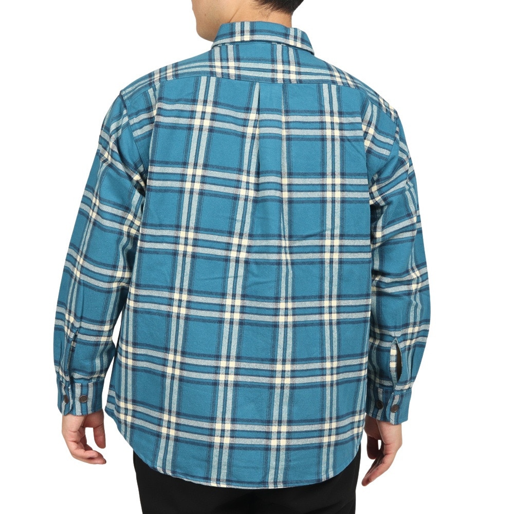 エスエーエス（S.A.S）（メンズ）ヘビーネルCPO シャツジャケット SAS2215914-74:BLUE