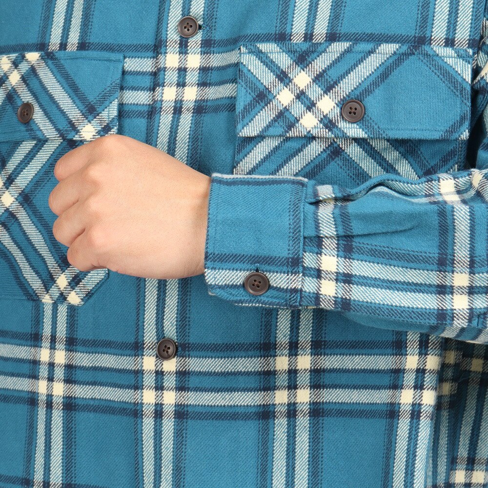 エスエーエス（S.A.S）（メンズ）ヘビーネルCPO シャツジャケット SAS2215914-74:BLUE