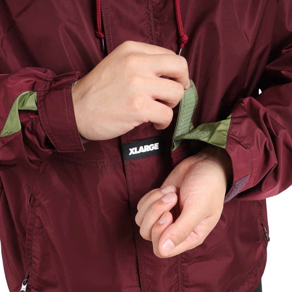 エクストララージ（XLARGE）（メンズ）ACTIVE NYLON ジャケット 101223021002-BURGUNDY