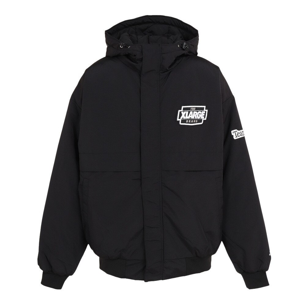 エクストララージ｜ナイロンパファージャケット 101223021005-BLACK - スポーツ用品はスーパースポーツゼビオ