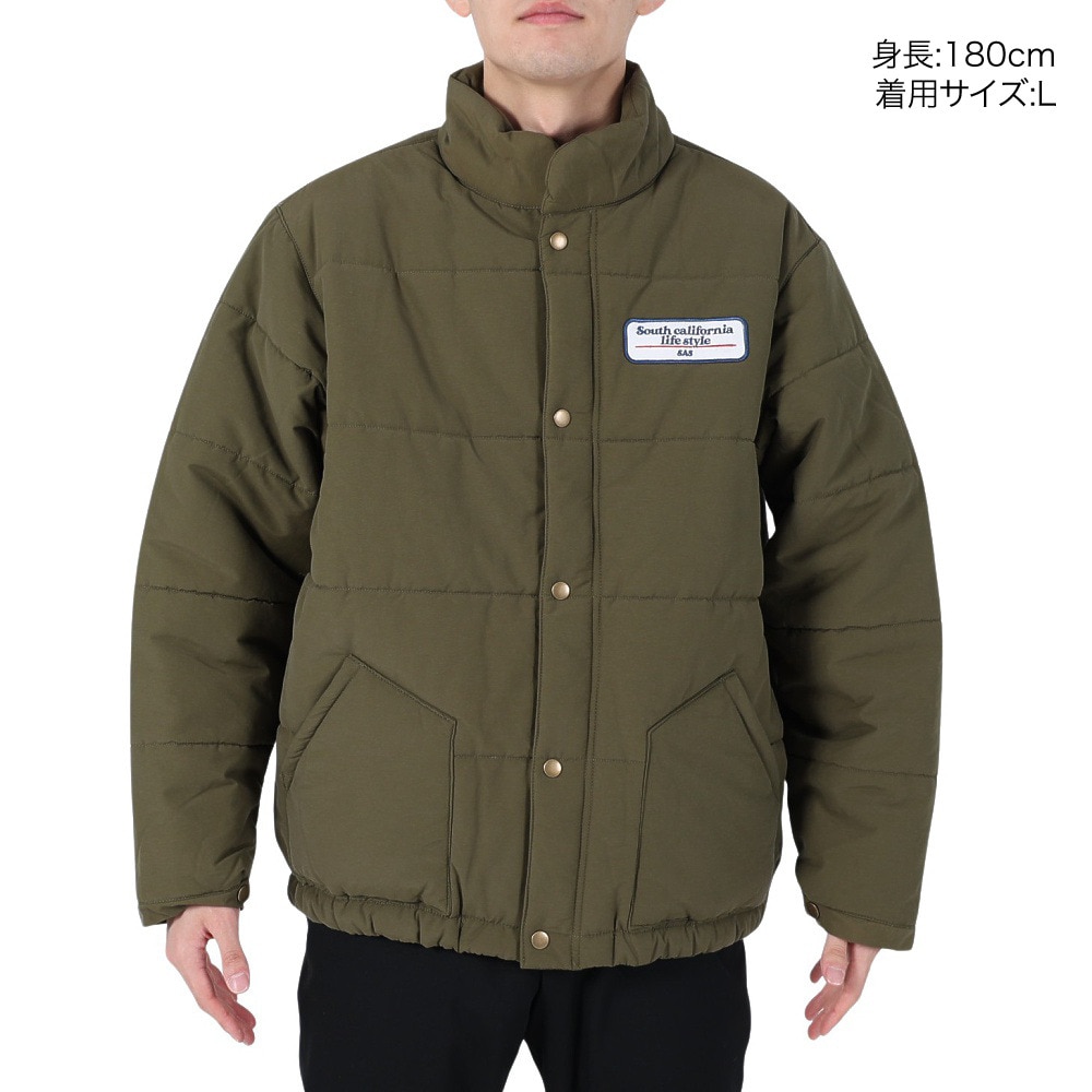 エスエーエス（S.A.S）（メンズ）ワッペン中綿ジャケット SAS2325113-69:KHAKI