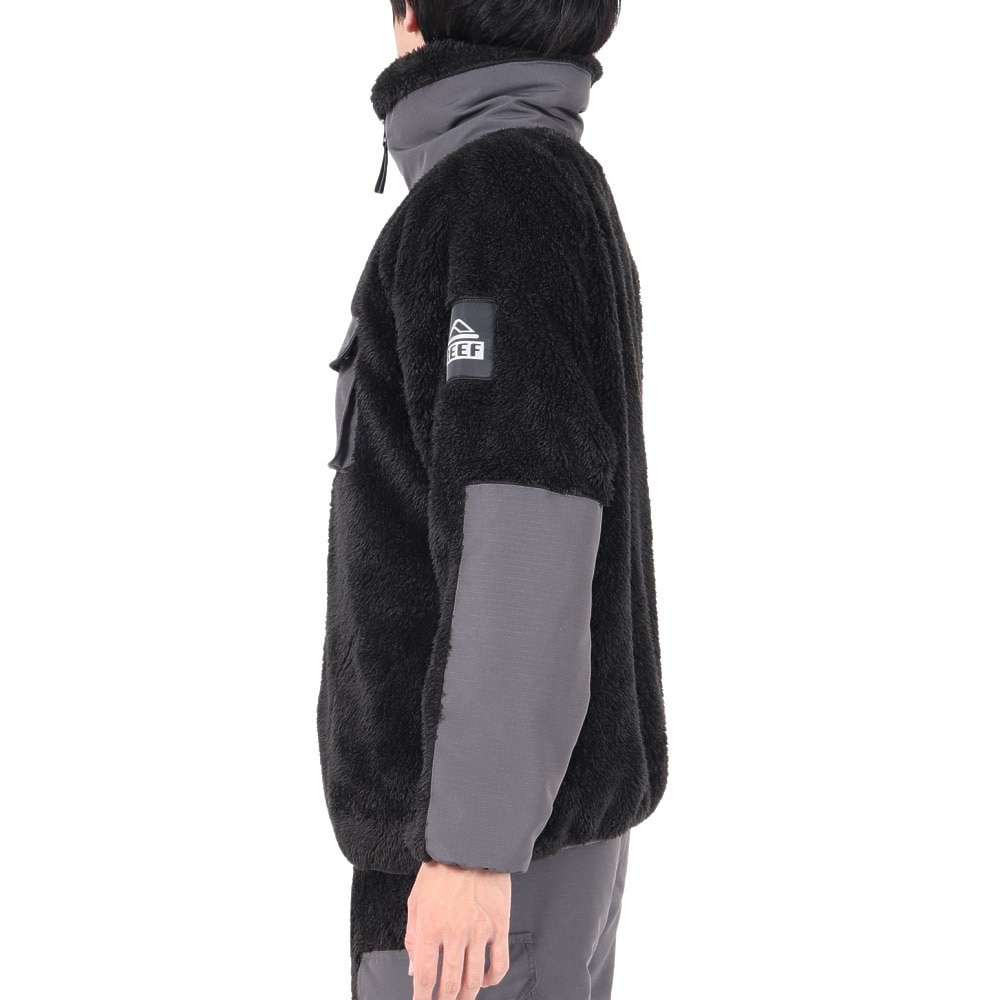 リーフ（REEF）（メンズ）SHERPA A FLEECE HIGH NECK ZIP UP ジャケット RFPKM2304-C.GRY