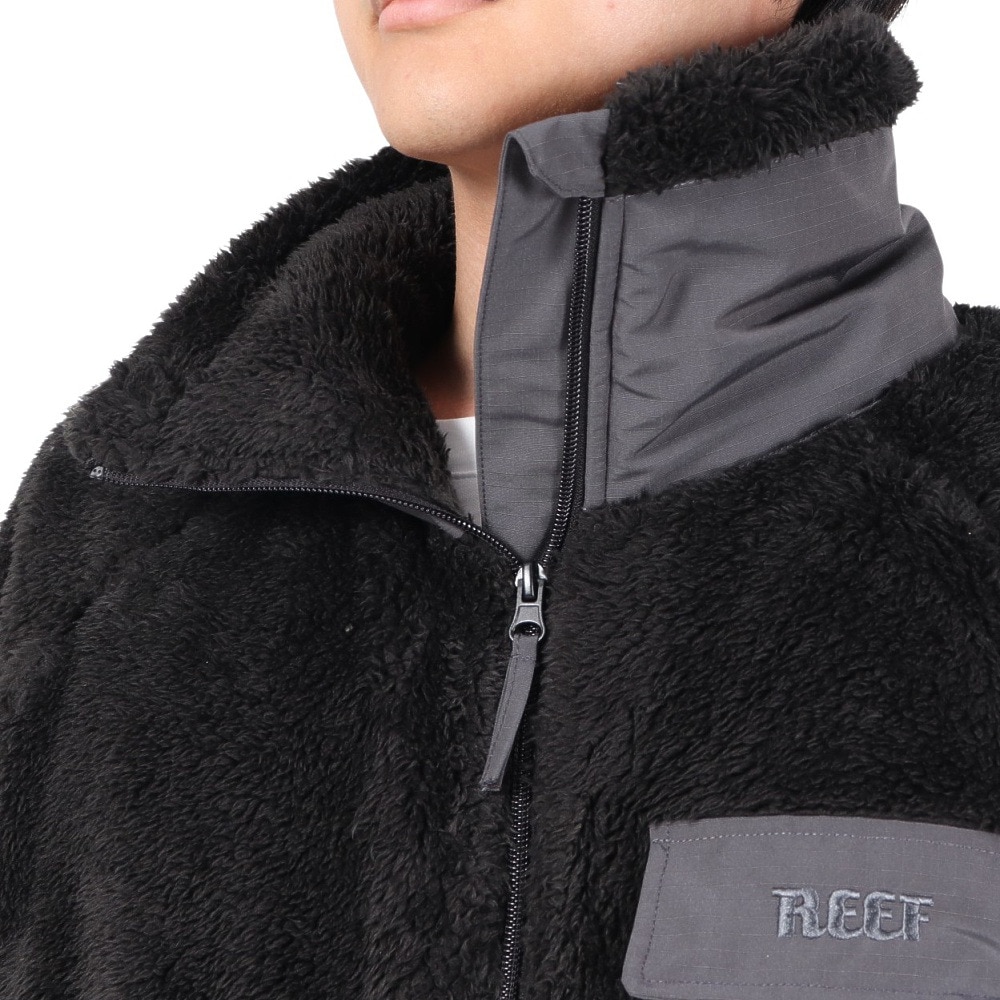 リーフ（REEF）（メンズ）SHERPA A FLEECE HIGH NECK ZIP UP ジャケット RFPKM2304-C.GRY