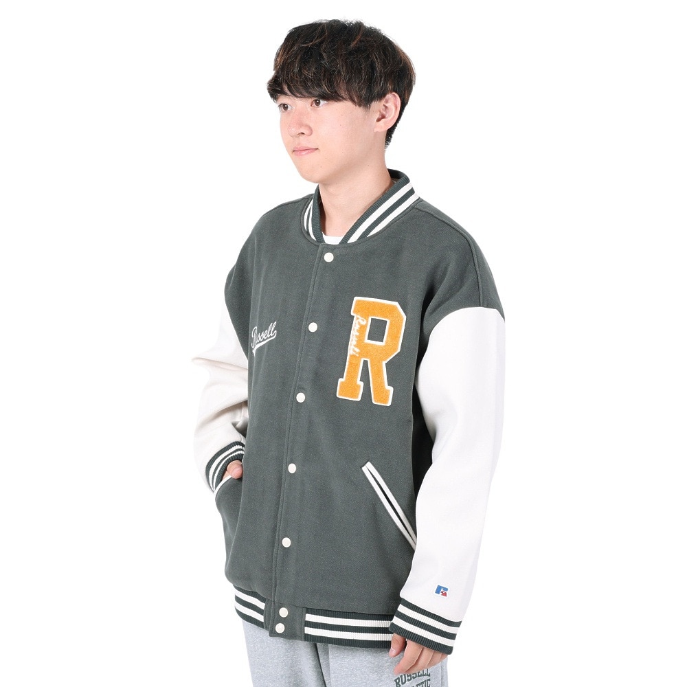 ラッセル(RUSSELL)(メンズ)メルトンスタジアム ジャケット