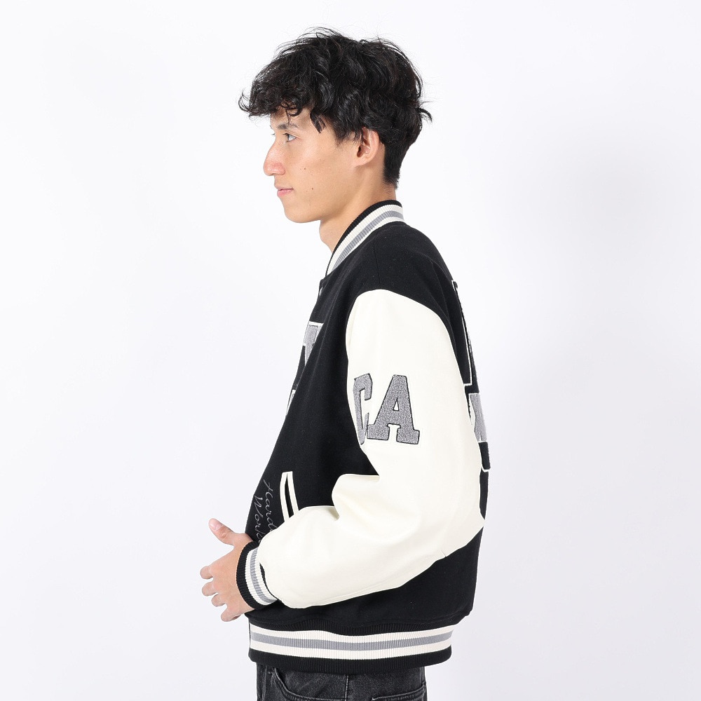 エクストララージ（メンズ）OG ロゴ バーシティジャケット 101234021009-BLACK