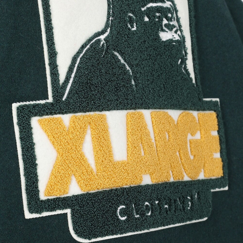 エクストララージ（XLARGE）（メンズ）OG ロゴ バーシティジャケット 101234021009-GREEN