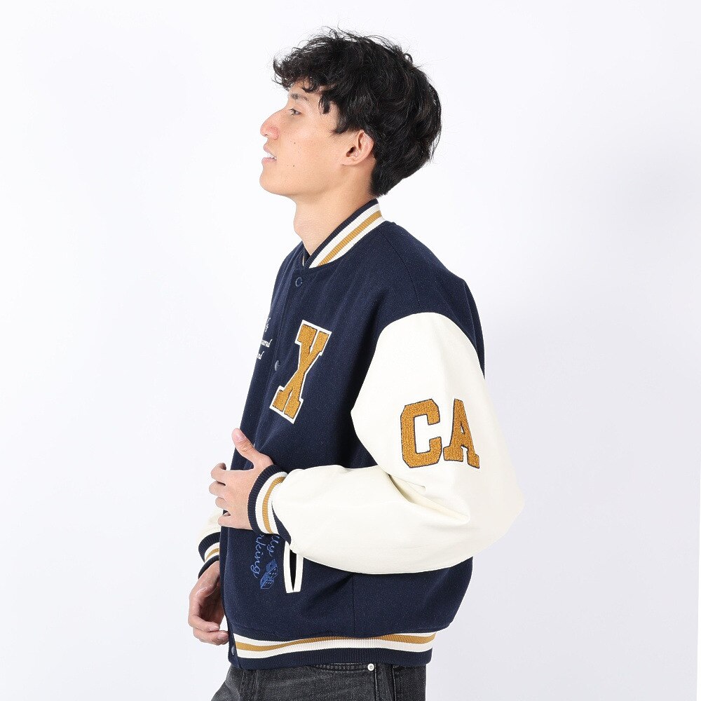 エクストララージ（メンズ）OG ロゴ バーシティジャケット 101234021009-NAVY