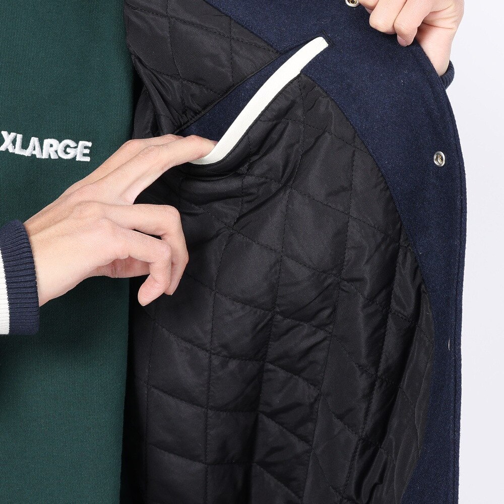 エクストララージ（メンズ）OG ロゴ バーシティジャケット 101234021009-NAVY