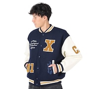 エクストララージ（XLARGE）（メンズ）OG ロゴ バーシティジャケット 101234021009-NAVY