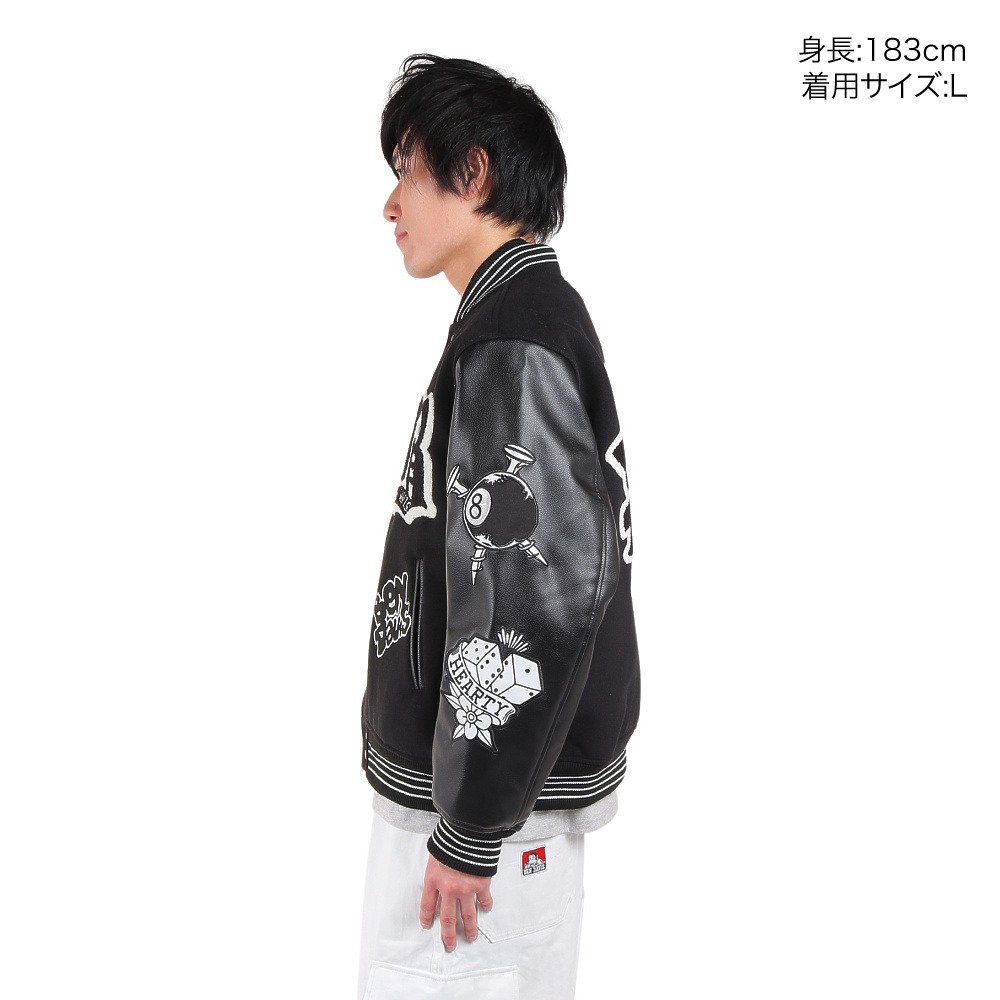 ベンデイビス（BEN DAVIS）（メンズ）STADIUM ジャケット 23780014-01BLK