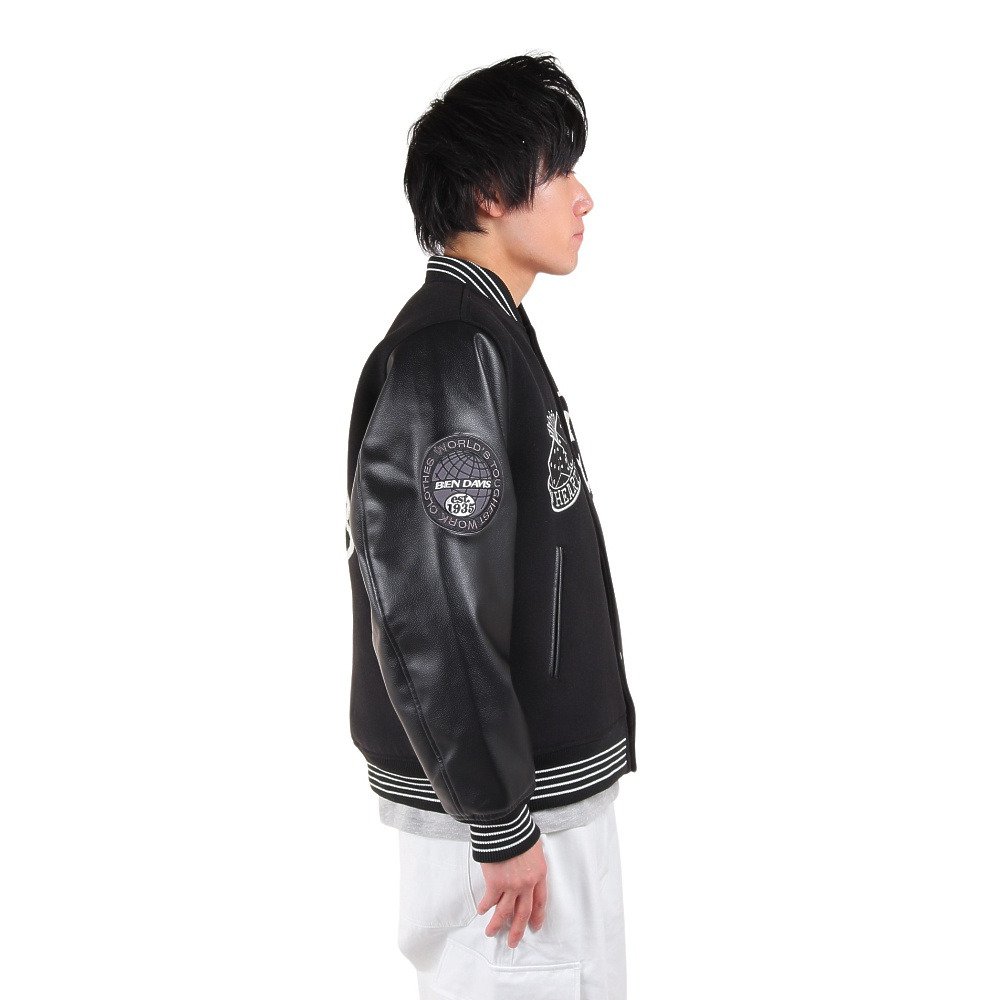 ベンデイビス（BEN DAVIS）（メンズ）STADIUM ジャケット 23780014-01BLK