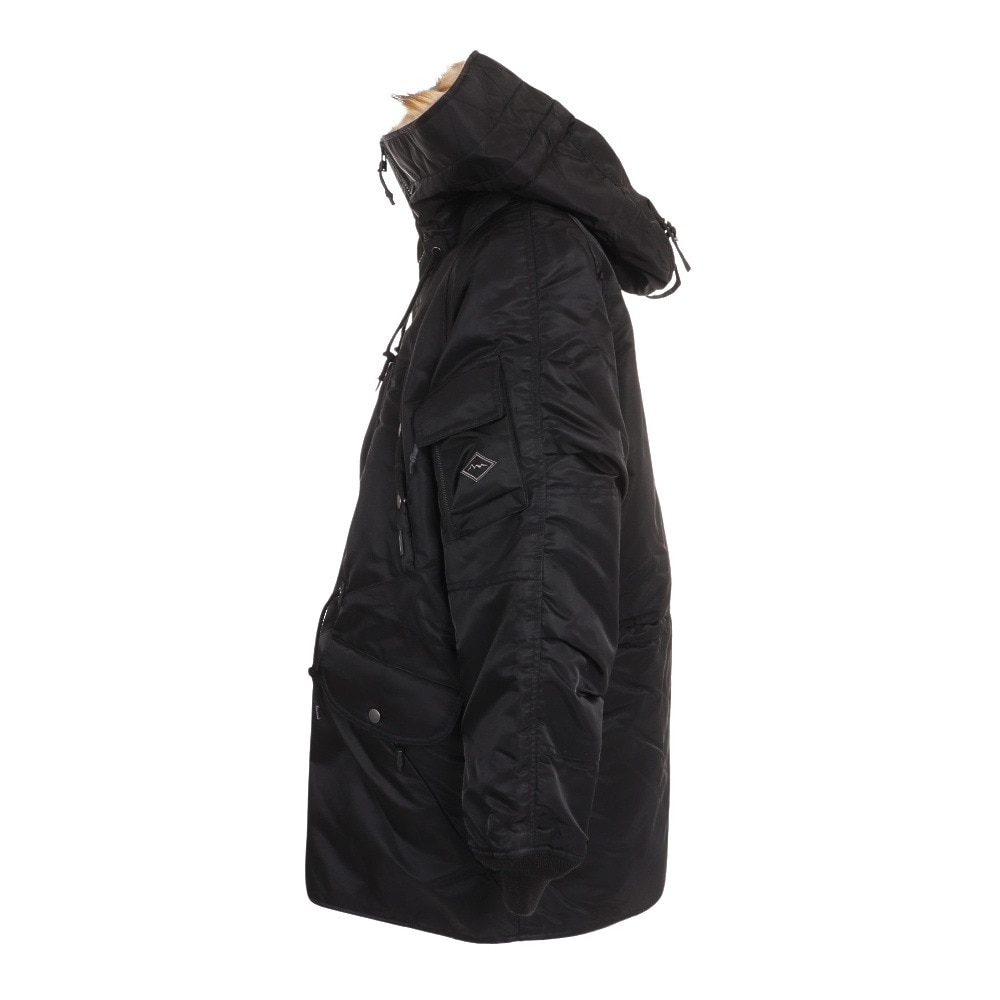 マナスタッシュ（MANASTASH）（メンズ）EXTRA MILE N-3 フィールドコート 792-3252020 BLACK