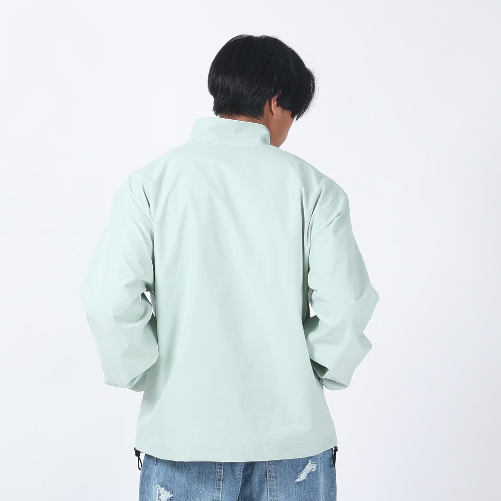 エクストララージ（XLARGE）（メンズ）RIPSTOP ハーフジップアップジャケット 101241021009-LtGREEN