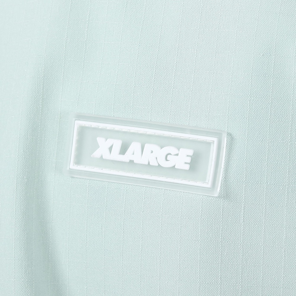 エクストララージ（XLARGE）（メンズ）RIPSTOP ハーフジップアップジャケット 101241021009-LtGREEN