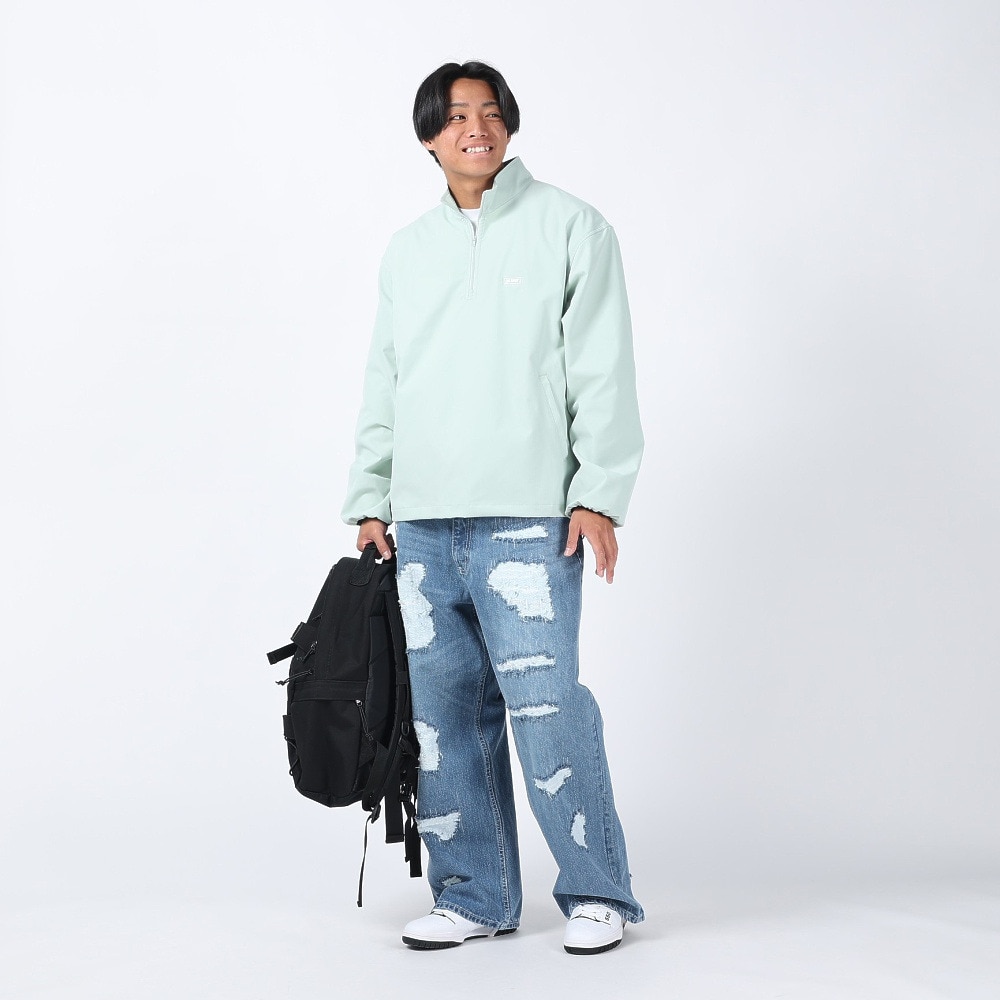 エクストララージ（XLARGE）（メンズ）RIPSTOP ハーフジップアップジャケット 101241021009-LtGREEN