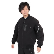 (メンズ)パファーボンバージャケット 110233021007-BLACK