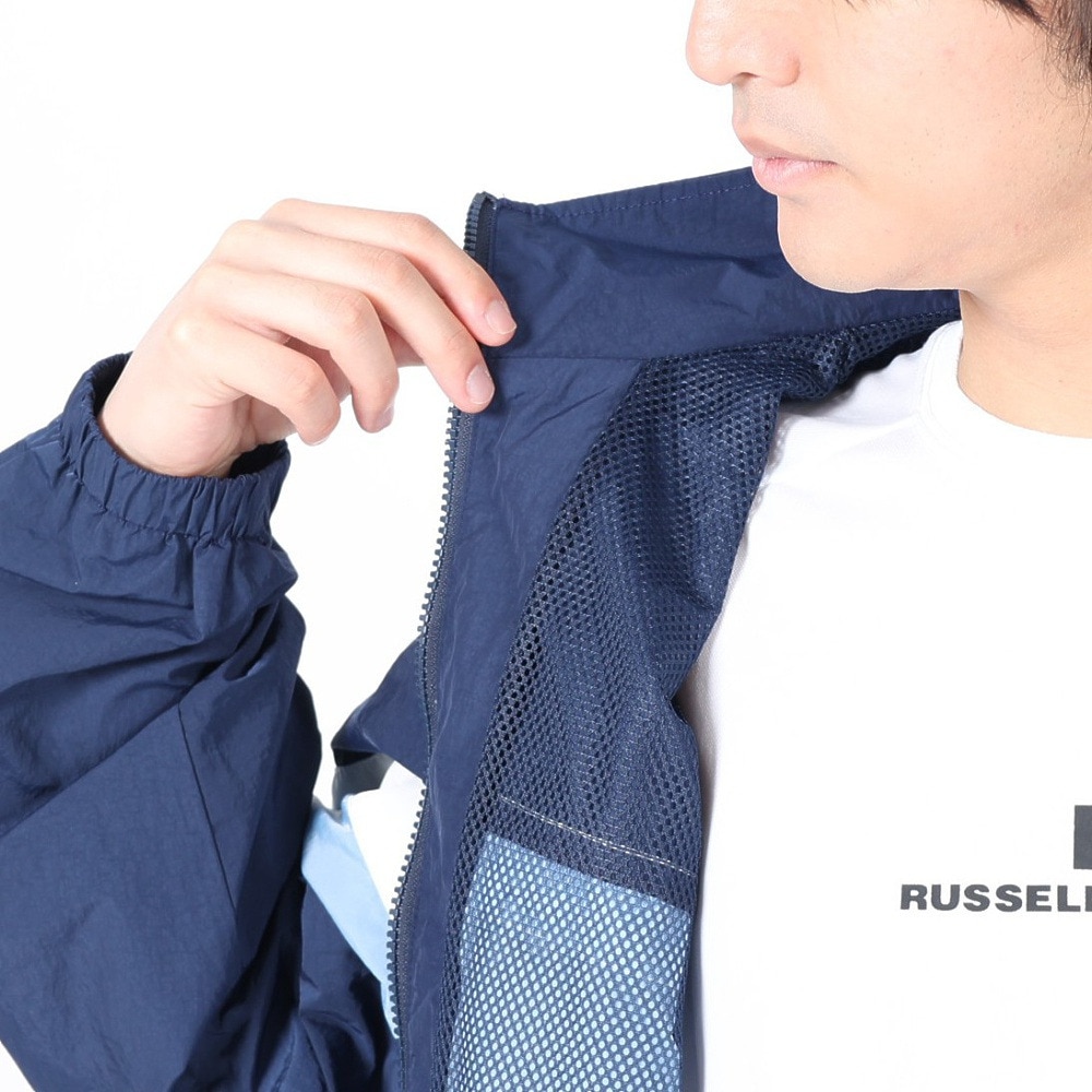 ラッセル（RUSSELL）（メンズ）ナイロン長袖ジャケット RBM24ES0006 NVY