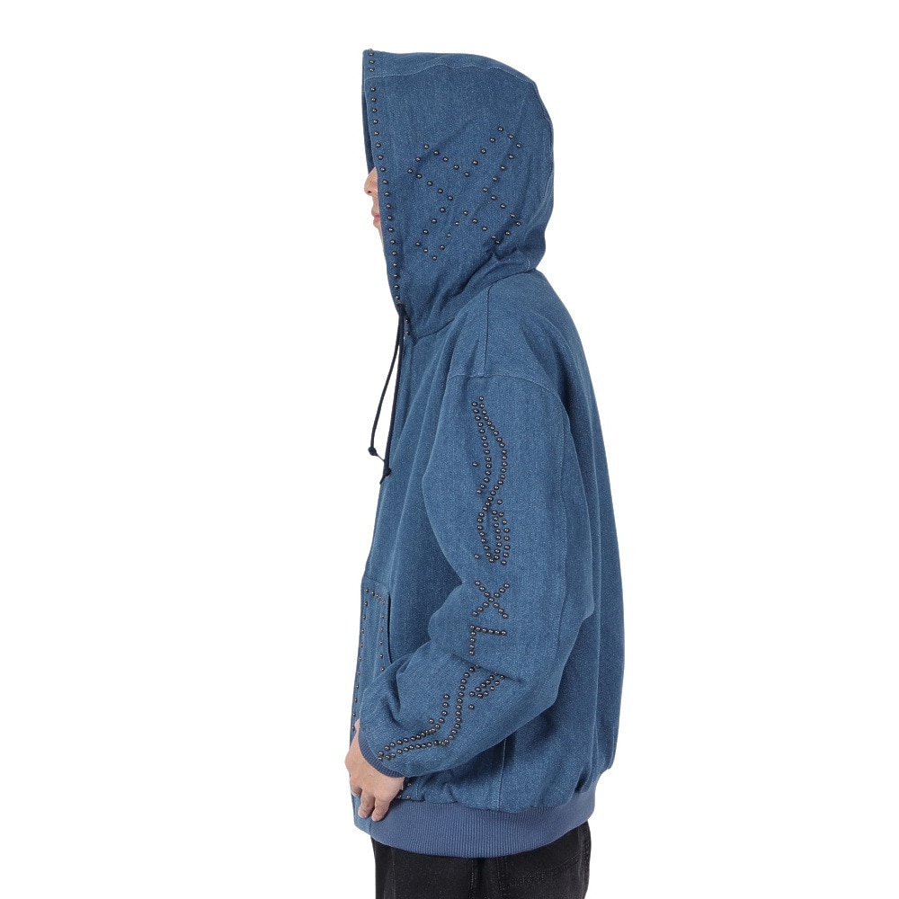 エクストララージ（XLARGE）（メンズ）STUDDED フーディー ワークジャケット 101243021008-INDIGO