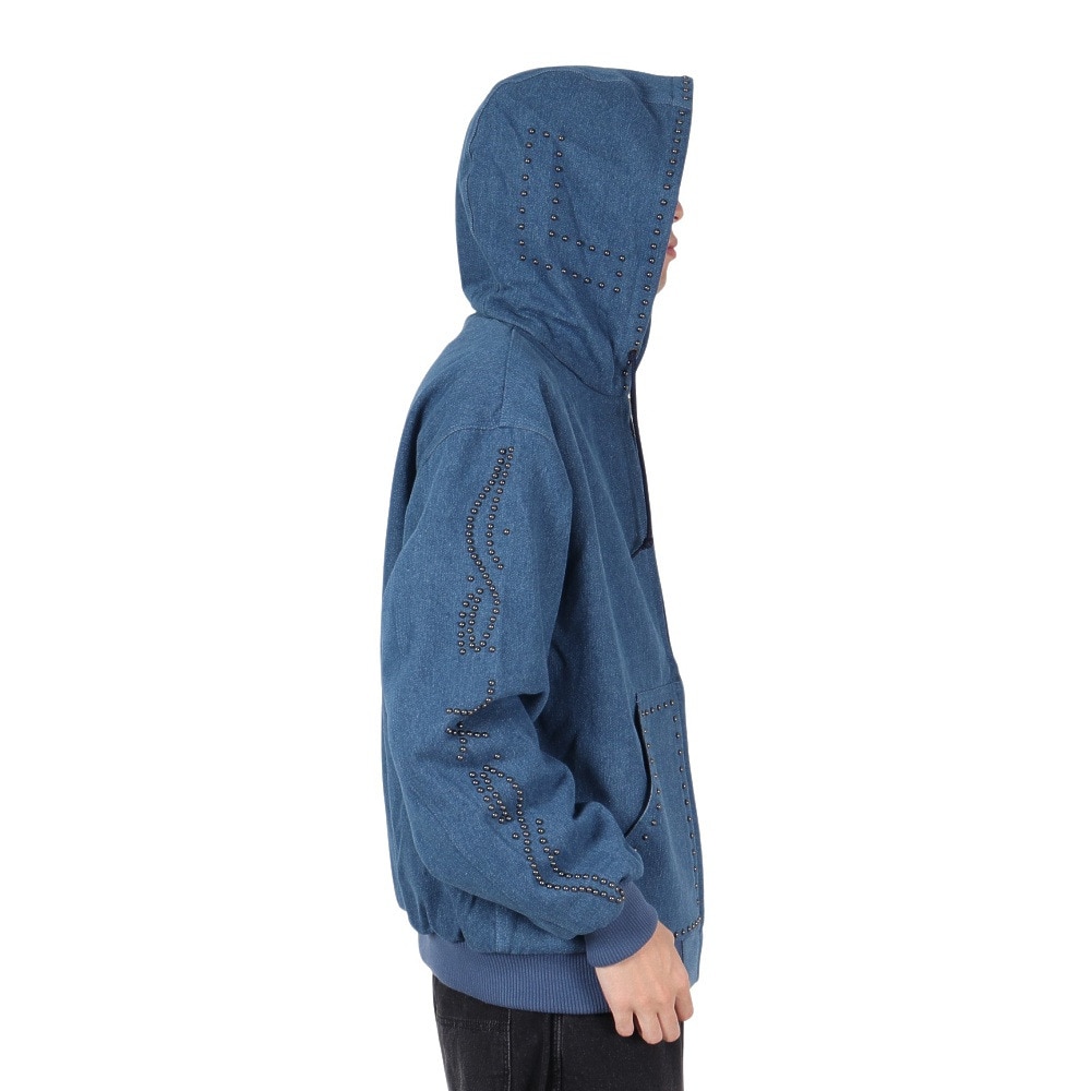 エクストララージ（XLARGE）（メンズ）STUDDED フーディー ワークジャケット 101243021008-INDIGO