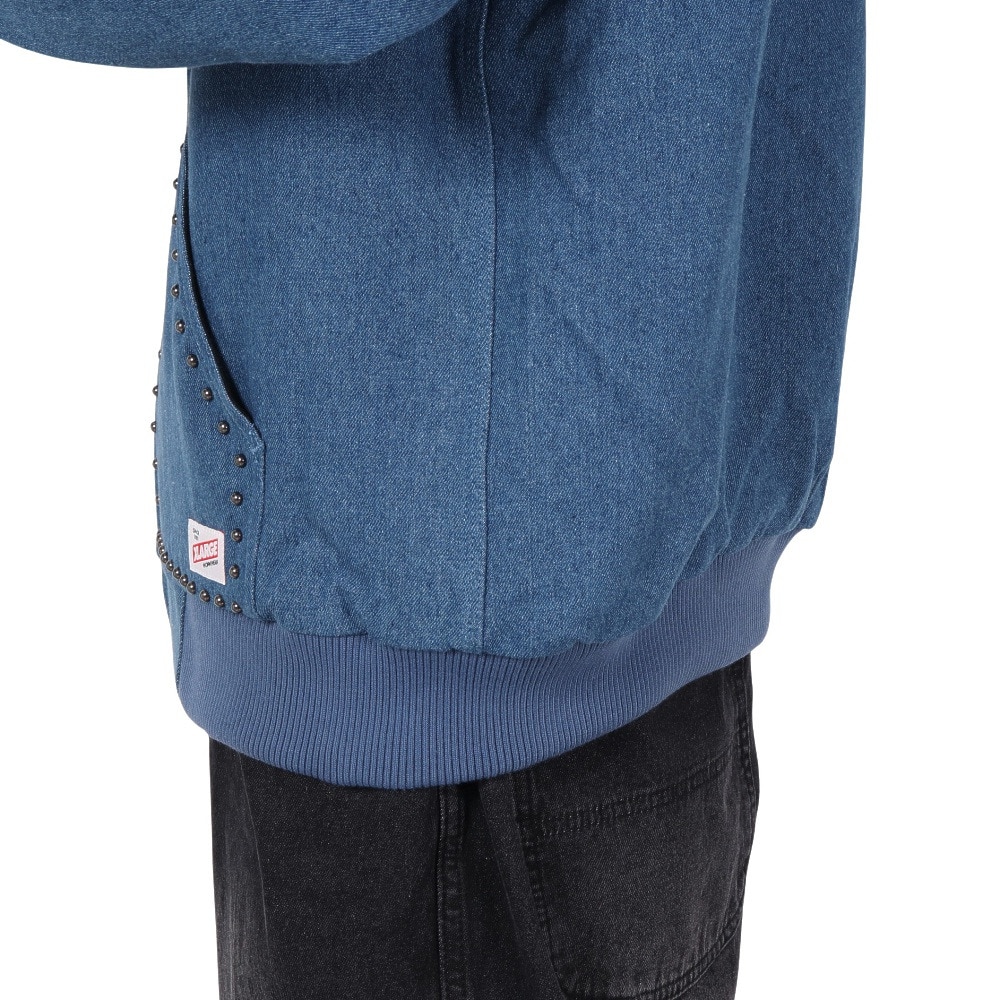 エクストララージ（XLARGE）（メンズ）STUDDED フーディー ワークジャケット 101243021008-INDIGO