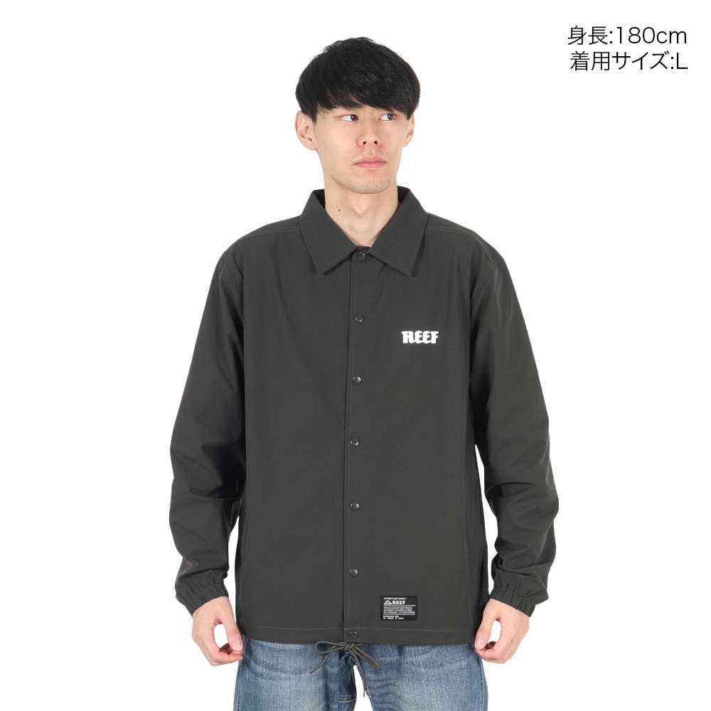 リーフ（REEF）（メンズ）バハ ライト コーチ ジャケット RFJKM2401-C.GRY