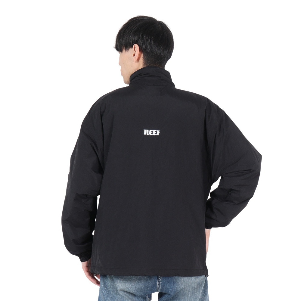 リーフ（REEF）（メンズ）ハーフジップ パフ アノラックジャケット RFJKM2404-BLK