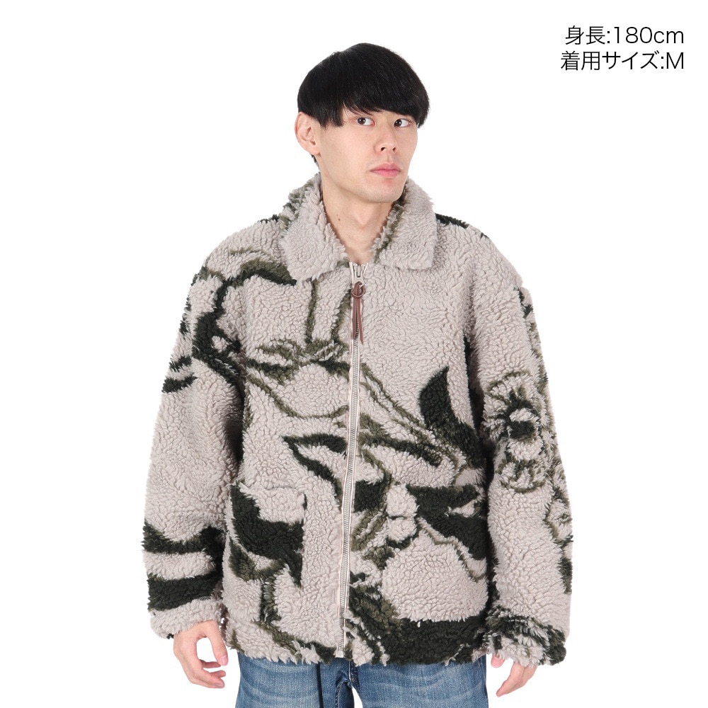 オベイ（OBEY）（メンズ）MUSHROOM シェルパジャケット 121800577SIG