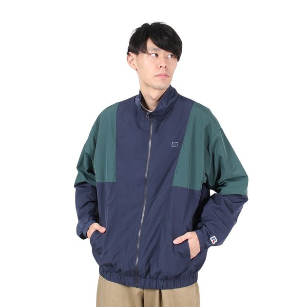 ラッセル（RUSSELL）（メンズ）ナイロン切替ジャケット RBM24F0010 NVY 