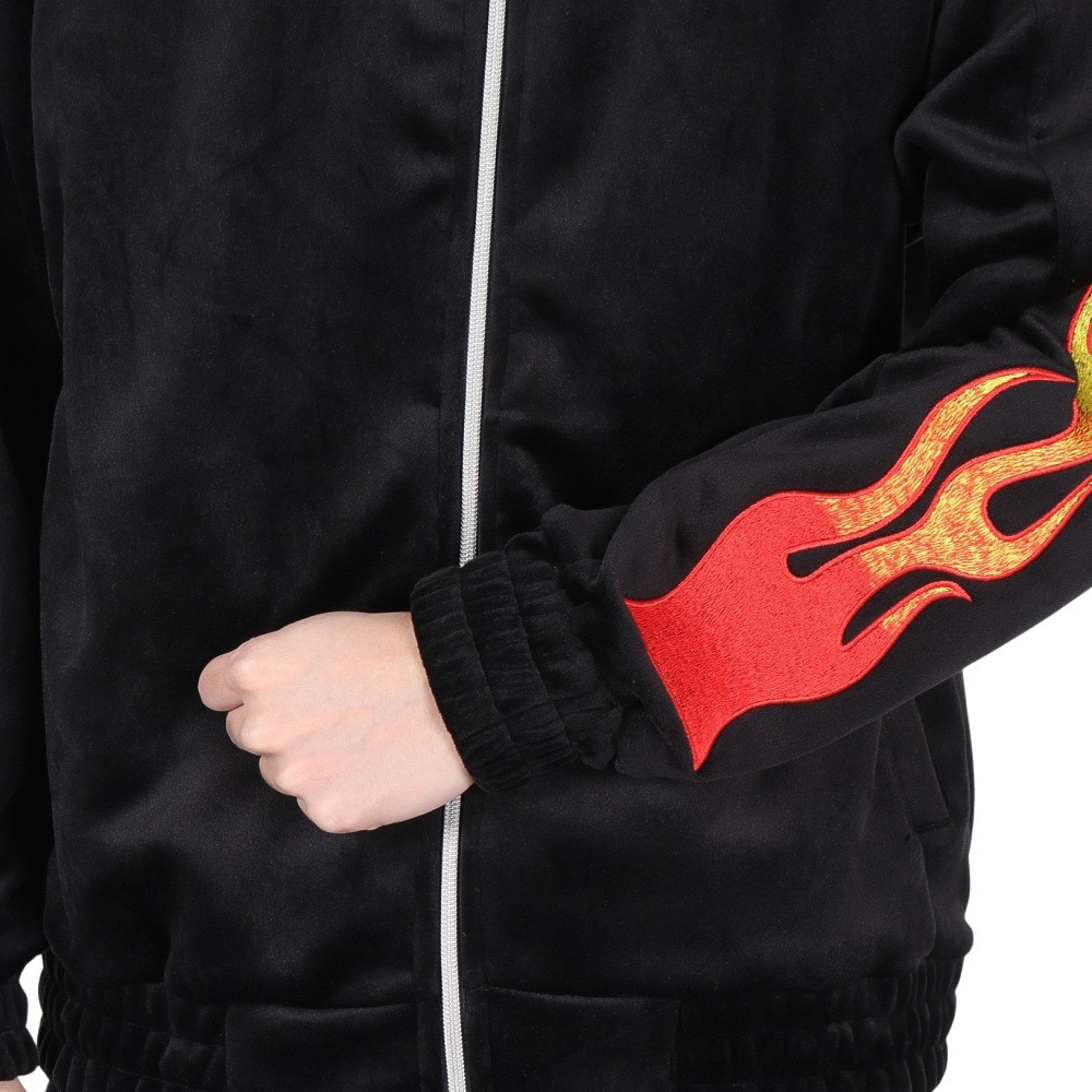 エクストララージ（XLARGE）（メンズ）VELOUR トラックジャケット 101244021006-BLACK