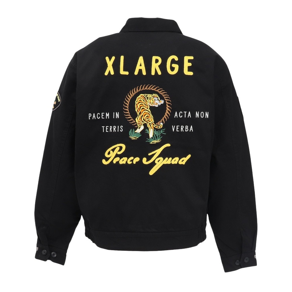 エクストララージ（XLARGE）（メンズ）PEACE SQUAD ベトナム ジャケット 101251021005-BLACK