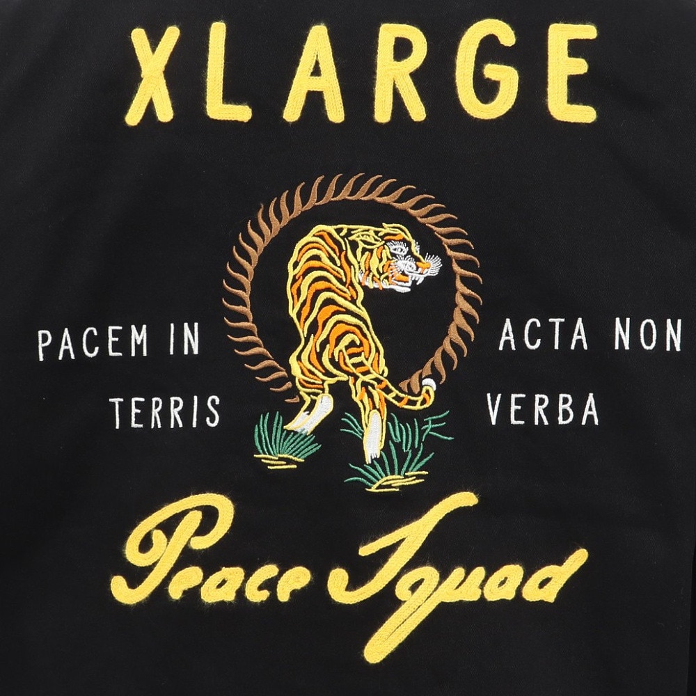 エクストララージ（XLARGE）（メンズ）PEACE SQUAD ベトナム ジャケット 101251021005-BLACK