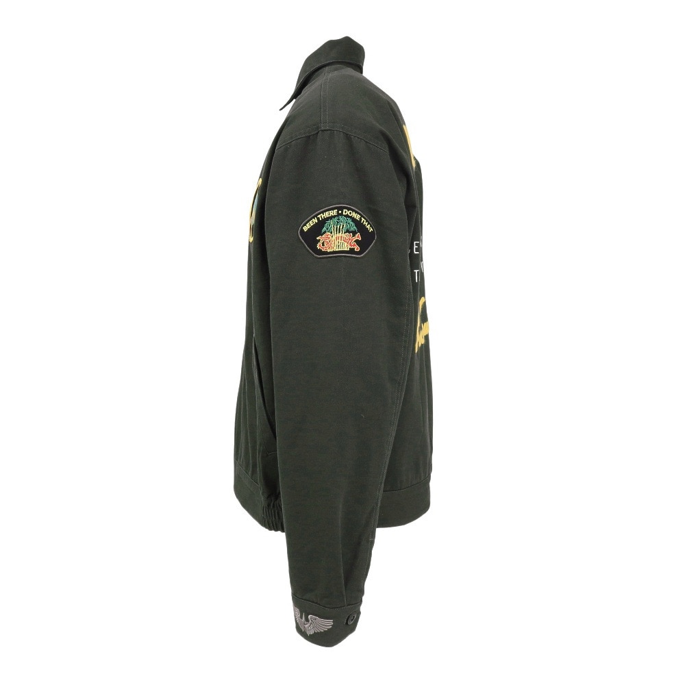 エクストララージ（XLARGE）（メンズ、レディース）PEACE SQUAD VIETNAM ジャケット 101251021005-DkGREEN