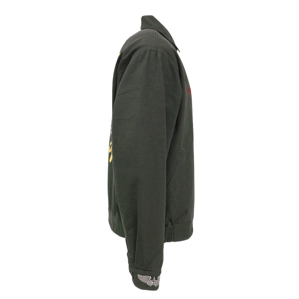 エクストララージ（XLARGE）（メンズ、レディース）PEACE SQUAD VIETNAM ジャケット 101251021005-DkGREEN