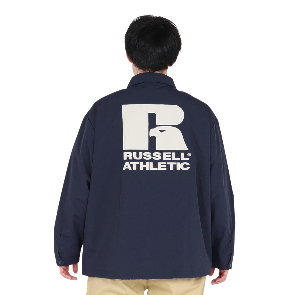 ラッセル（RUSSELL）（メンズ）ナイロンコーチジャケット RBM25ES0003 NVY