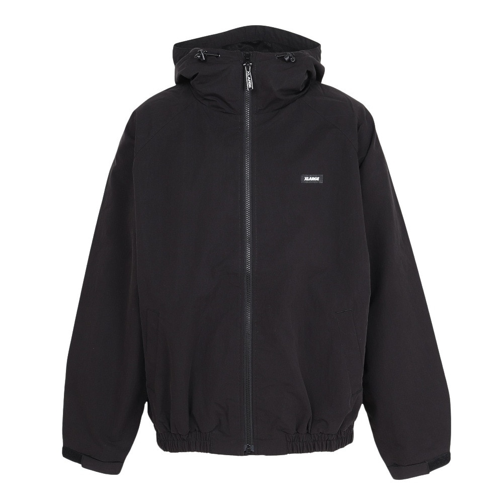 エクストララージ（XLARGE）（メンズ）ラグラン フーデッド ジャケット 101253021004-BLACK