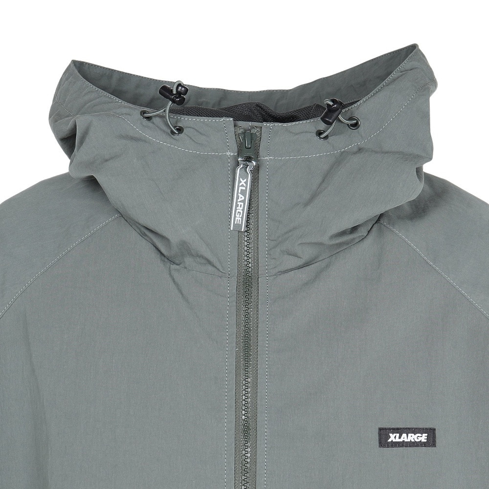 エクストララージ（XLARGE）（メンズ）ラグラン フーデッド ジャケット 101253021004-OLIVE